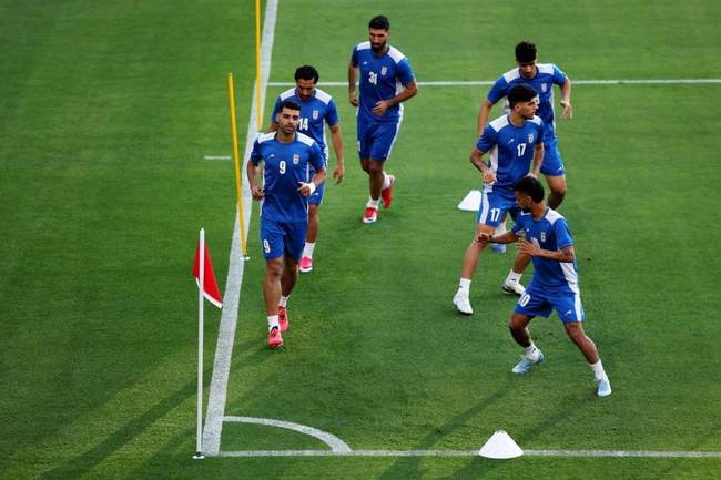 تصاویری از تمرین تیم ملی ایران پیش از دیدار مقابل نیوزلند