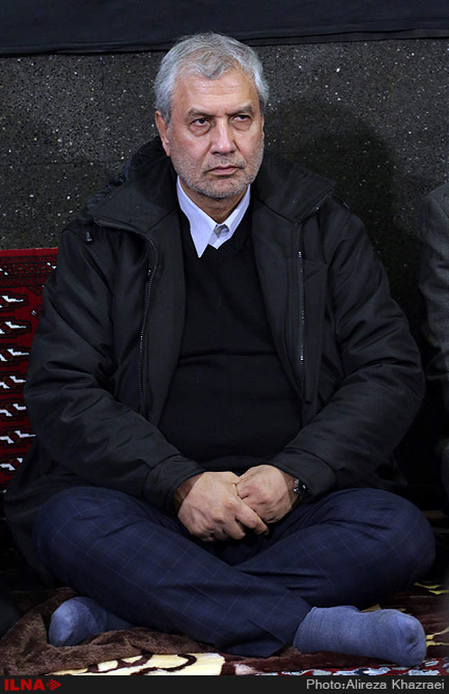 عزاداری رئیس جمهور و وزیر کار در جمع کارگران 