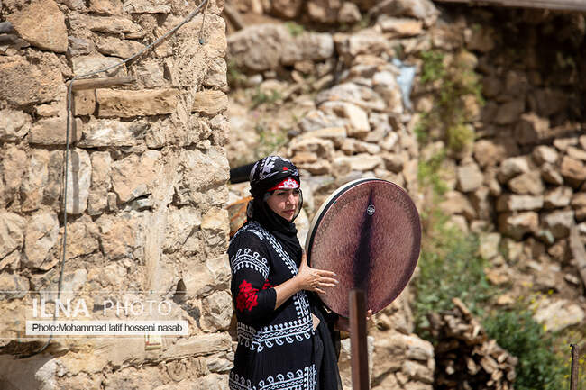 رقص هزار دف در پالنگان 
