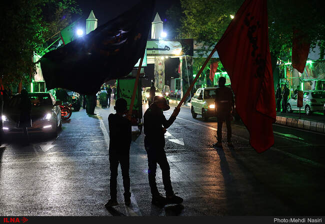 عزاداری شب عاشورای حسینی در تهران