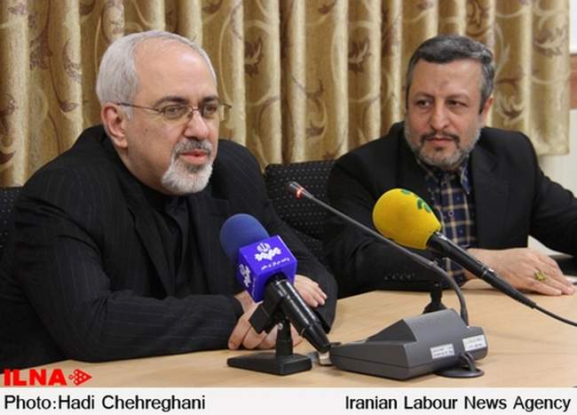 نشست خبری دکتر ظریف با خبرنگاران در استان قم