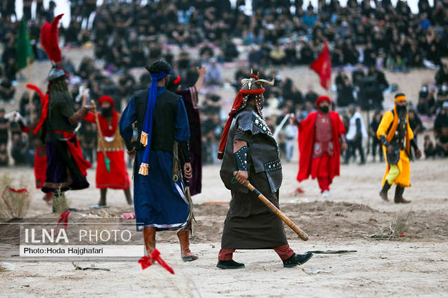 تعزیه روز یازدهم محرم در نوش آباد کاشان