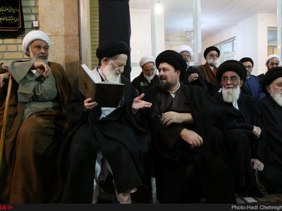 مراسم ختم مرحوم آیت الله العظمی موسوی اردبیلی در بیت آیت الله العظمی سیستانی / قم