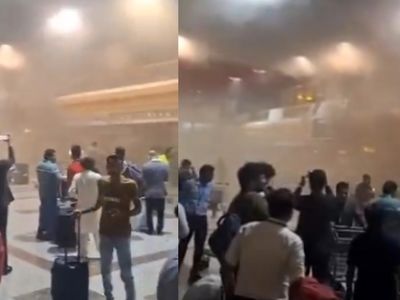 آتش‌سوزی گسترده در فرودگاه بین‌المللی «اقبال» در پاکستان