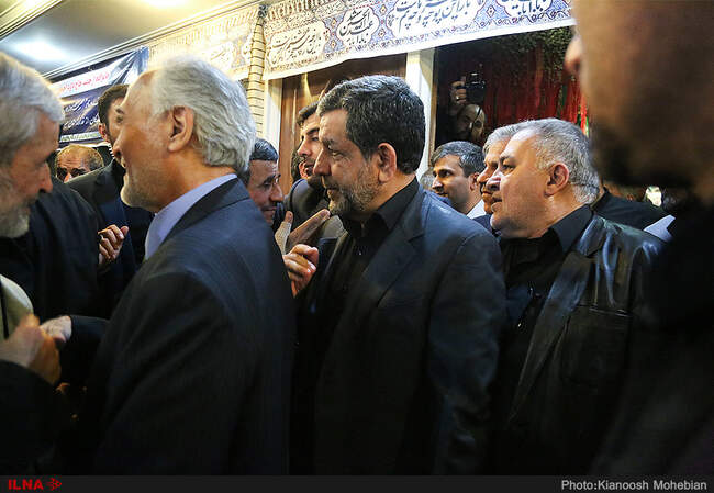 مراسم ترحیم برادر محمود احمدی نژاد