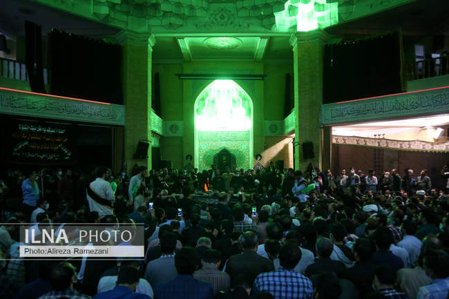 مراسم وداع با پیکر استاد فاطمی نیا