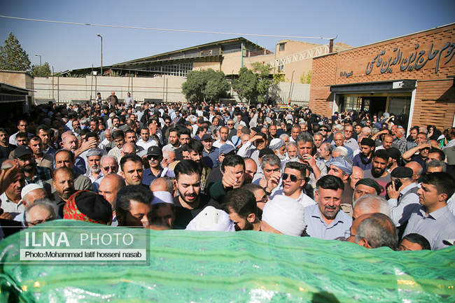 مراسم تشییع پیکر مداحو