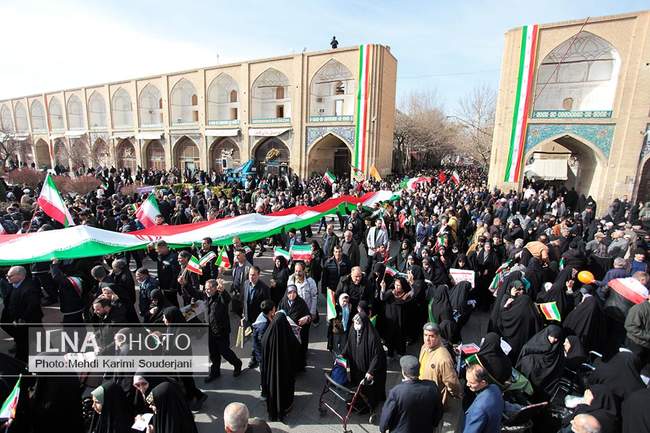 راهپیمایی 22 بهمن در اصفهان