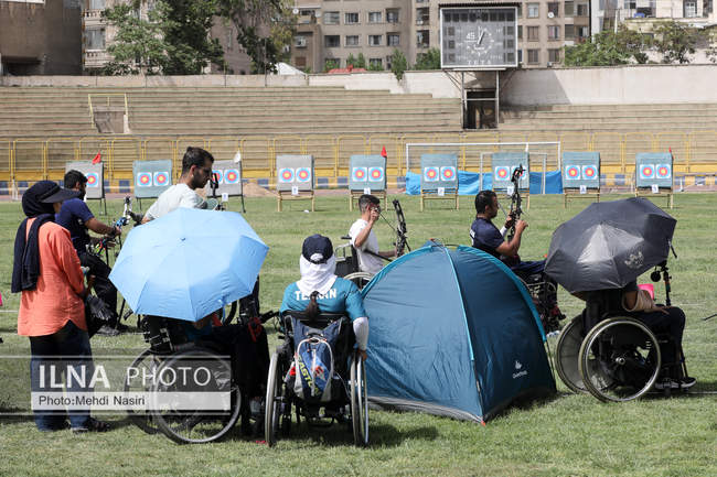 گزارش تصویری از مسابقات آزاد تیروکمان جانبازان و توان یابان