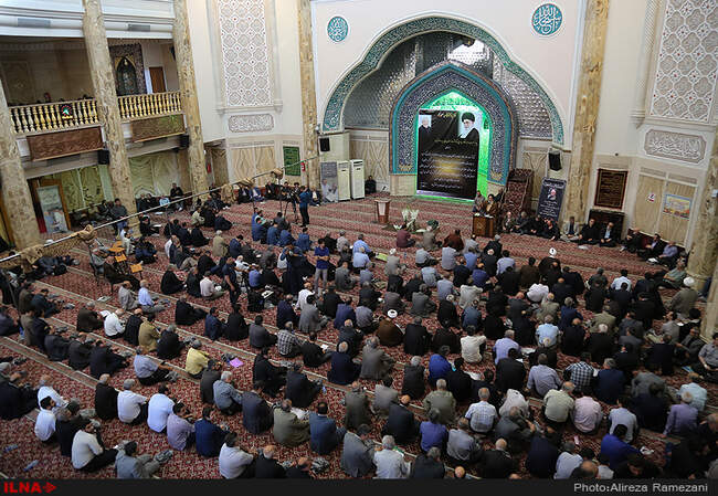 مراسم ترحیم حاج سید رضا نیری 
