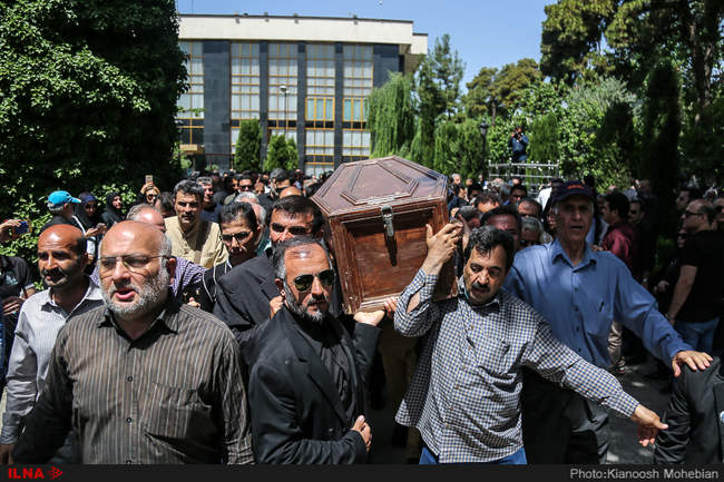 مراسم تشییع پیکر پرویز بهرام