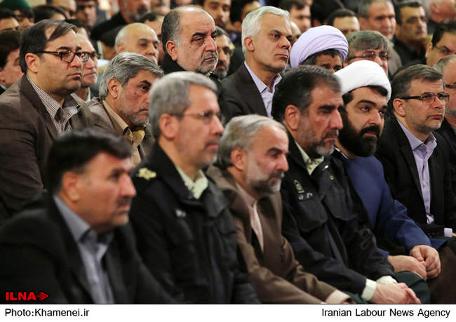 دیدار رهبر انقلاب با فعالان محیط زیست