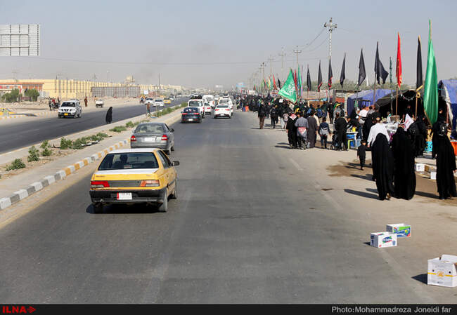 راهپیمایی زائران اربعین حسینی از نجف تا کربلا/2