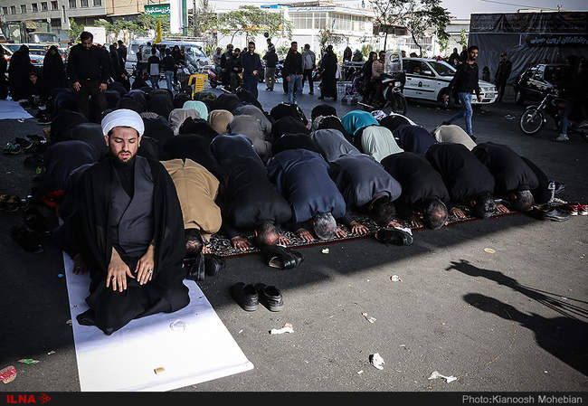 پیاده روی جاماندگان اربعین در تهران 