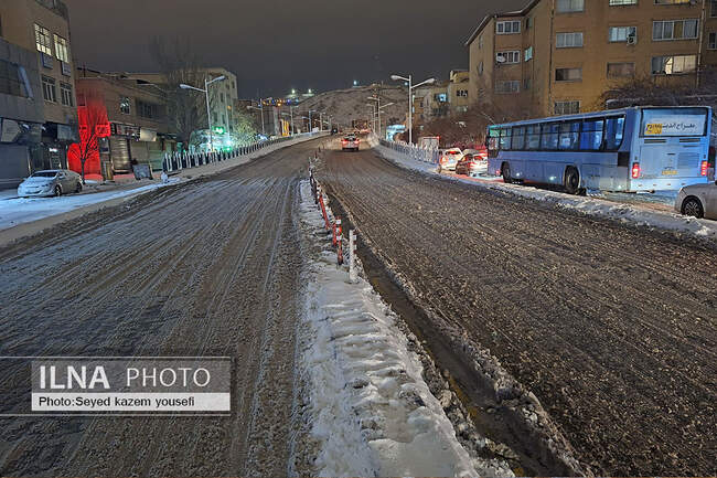 تبریز در محاصره برف