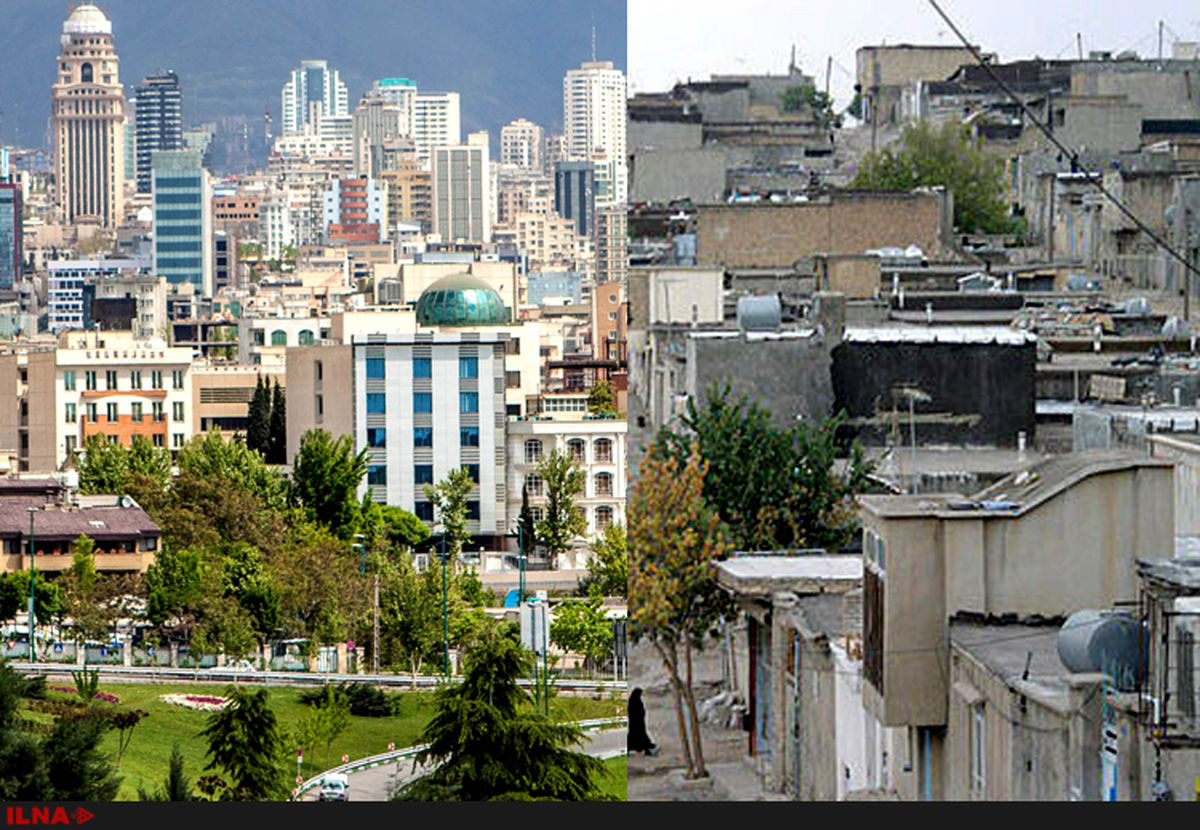 دوقطبی شدن فضای شهری پایتخت/طرد طبقات محروم/فقرا جرات پا گذاشتن به مناطق اعیان‌نشین را ندارند