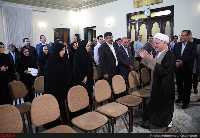 مراسم تجلیل از قهرمانان مسابقات خاورمیانه ـ ترکیه 2014  با حضور آیت الل