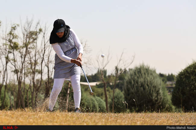 گزارش تصویری دیدنی از مسابقات گلف قهرمانی بانوان ایران