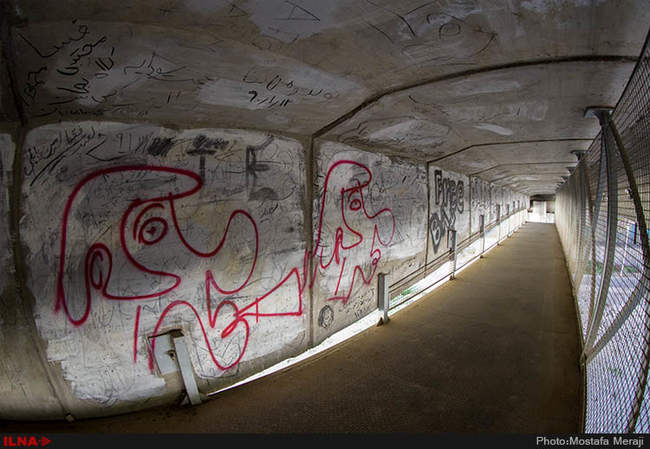 گرافیتیها بر در و دیوار پایتخت فرهنگی ایران، اصفهان