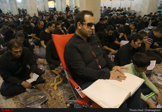 مراسم احیای شب بیست و یکم ماه رمضان در  حرم حضرت معصومه(س)