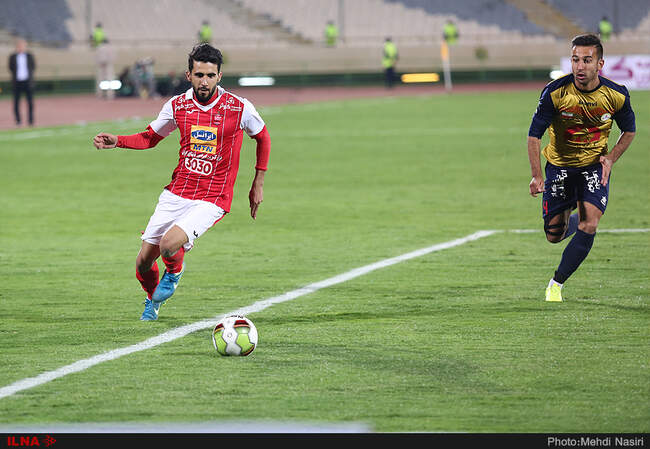 دیدار تیم های پرسپولیس تهران و نفت تهران