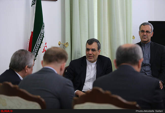 دیدار نماینده ویژه پوتین در امور سوریه با جابری انصاری