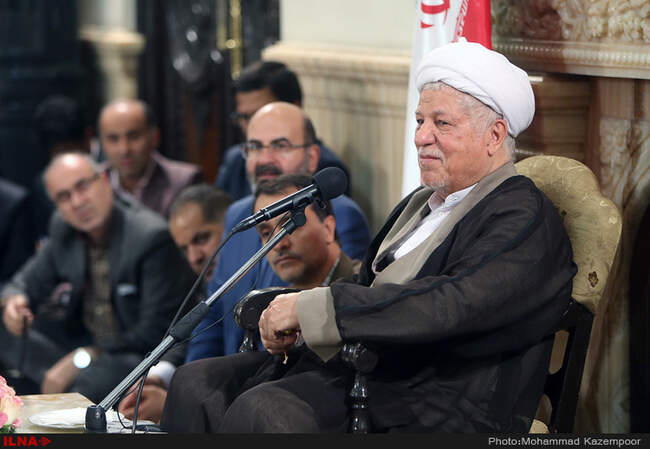 دیدار کودکان تحت پوشش سازمان بهزیستی کشور با آیت الله هاشمی رفسنجانی