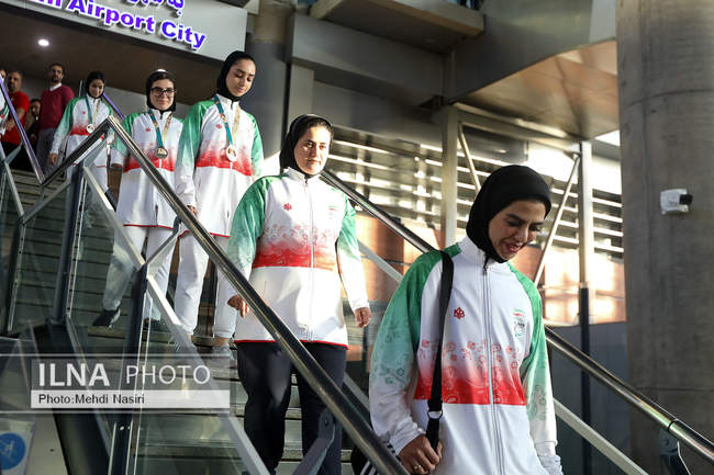 بازگشت کاروان ایران از بازی‌های پاراآسیایی جوانان (گزارش تصویری)