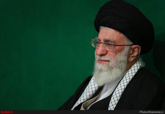 مراسم عزاداری و سوگواری شهادت حضرت فاطمه‌ی زهرا(س) با حضور رهبر انقلاب اسلامی