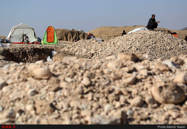 دشت ذهاب در پنجمین روز پس از زلزله/1