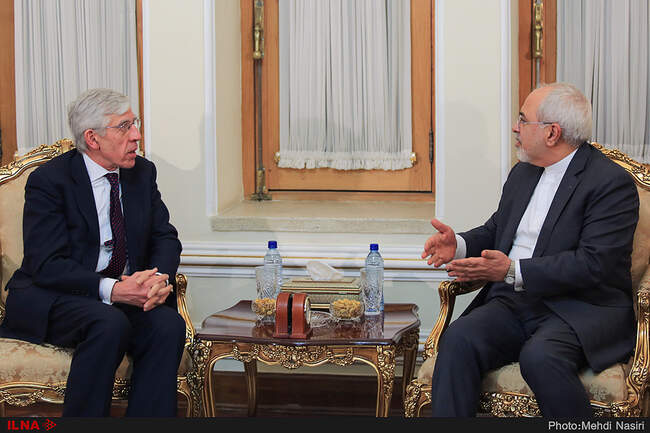 Former British FM Jack Straw Meets Javad Zarif