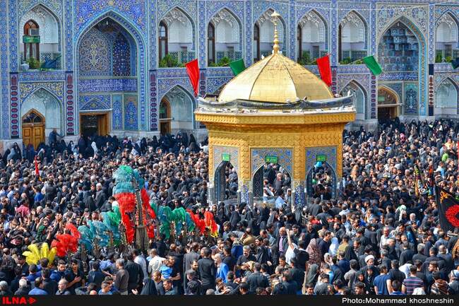 عزاداری عاشورای حسینی در مشهد مقدس