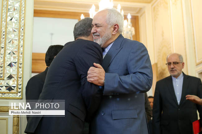 دیدار وزیرخارجه هند با محمد‌جواد ظریف