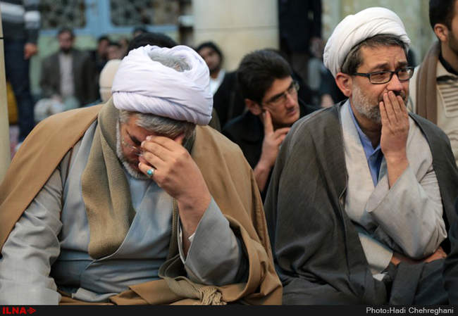 مراسم بزرگداشت مرحوم غضنفر رکن آبادی در مسجداعظم قم