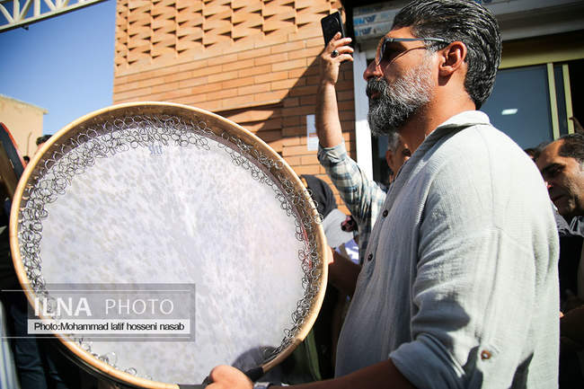 مراسم تشییع پیکر مداحو