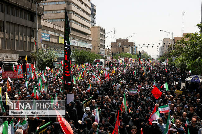  مراسم تشییع شهدای اقتدار - تهران / 4