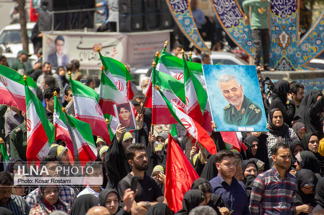 وداع باشکوه مردم دیار سربداران با شهید غیرت