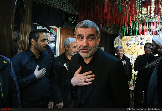 مراسم ترحیم برادر محمود احمدی نژاد