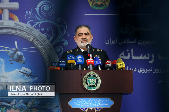 نشست خبری فرمانده نیروی دریایی ارتش