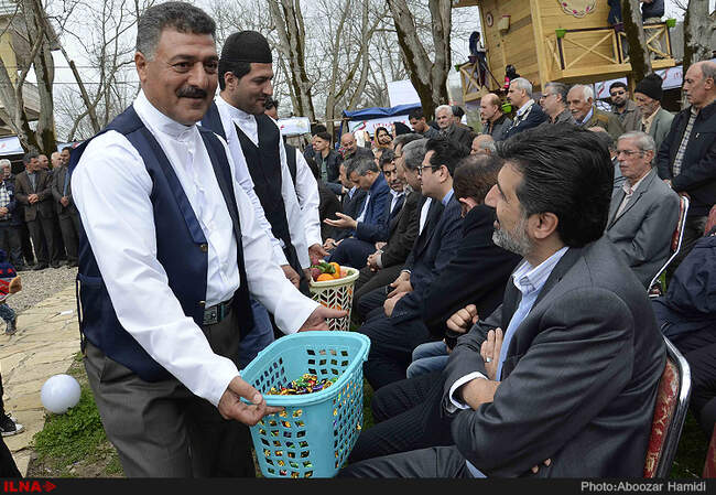 برگزاری جشنواره سمنو پزان در روستای اسطلخ جان رودبار گیلان