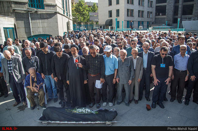 مراسم تشییع پیکر محمد بسته‌نگار