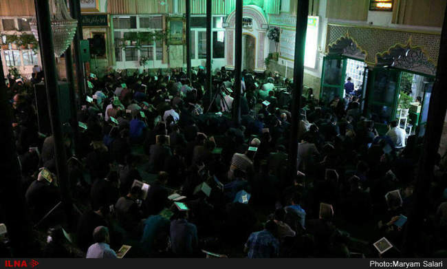 مراسم شب قدر - مشهد