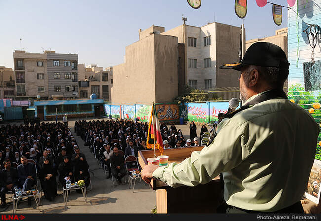 گزارش تصویری از آیین بازگشایی مدارس با حضور سردار رحیمی
