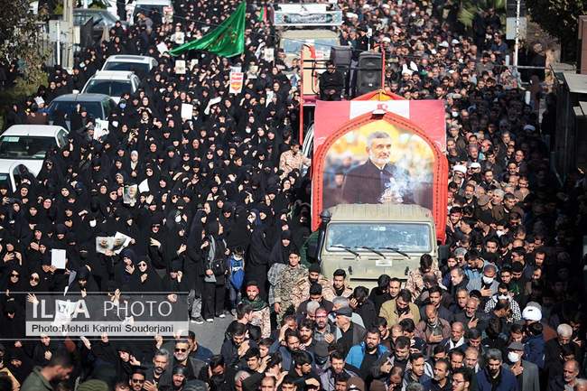 تشییع شهدای گمنام در اصفهان