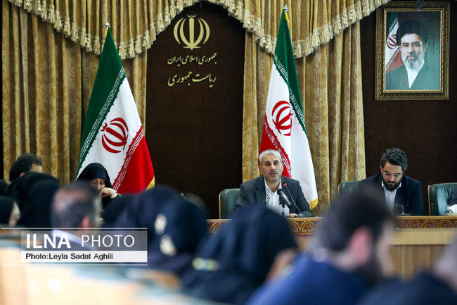 نشست خبری رئیس مرکز ارتباطات مردمی ریاست‌ جمهوری