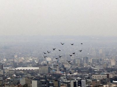 شرایط ناسالم هوای اراک برای چهارمین روز متوالی