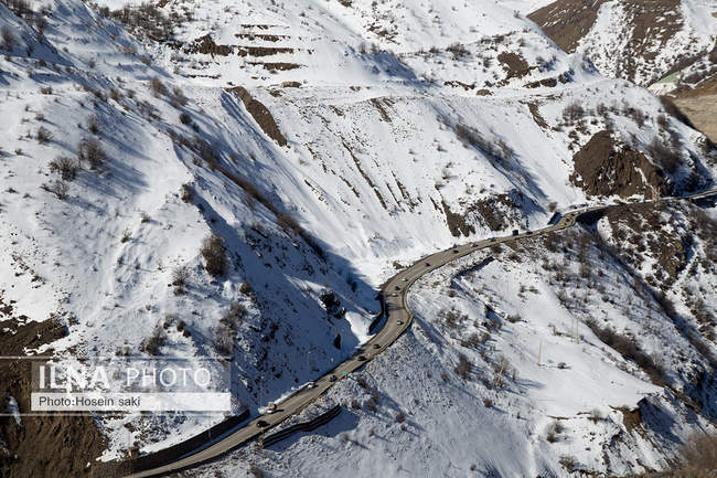 بازدید رئیس بنیاد مستضعفان از فاز ۳ آزادراه تهران شمال