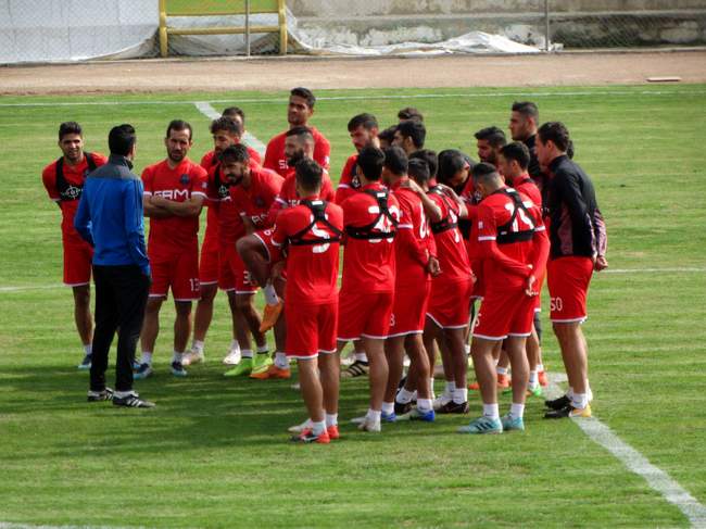 گزارش تصویری تمرین امروز نساجی