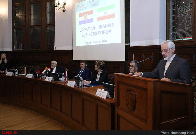 ادامه برنامه ها و دیدارهای محمدجواد ظریف در کرواسی