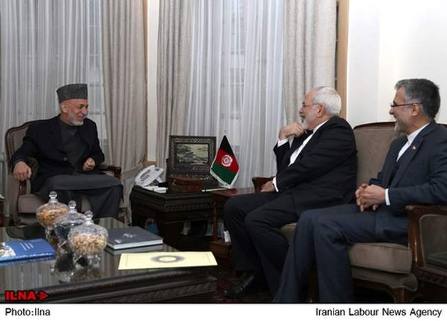 دیدار های محمد جواد ظریف در سفر به افغانستان